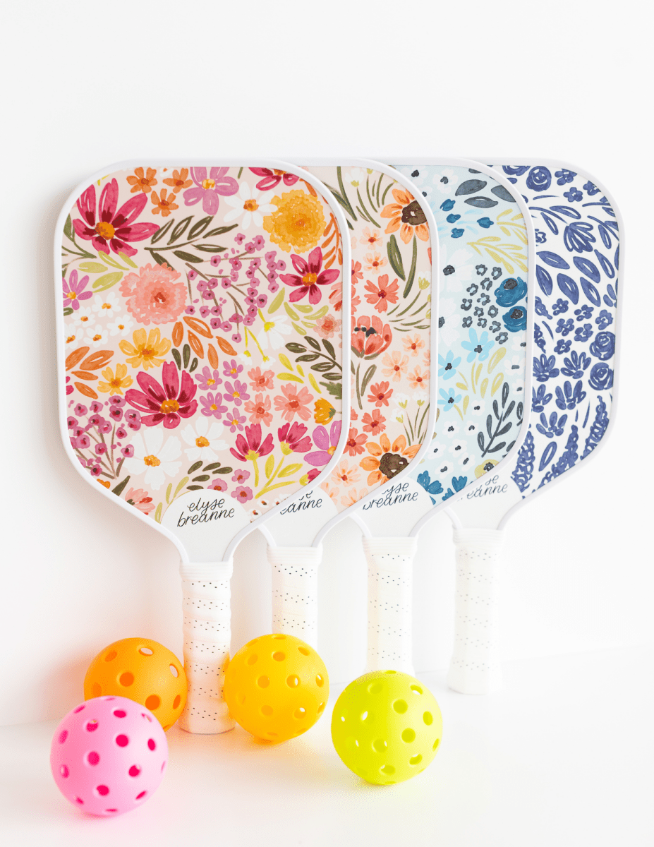 Sunny Poppies Pickleball Paddle - Pages & Parcels