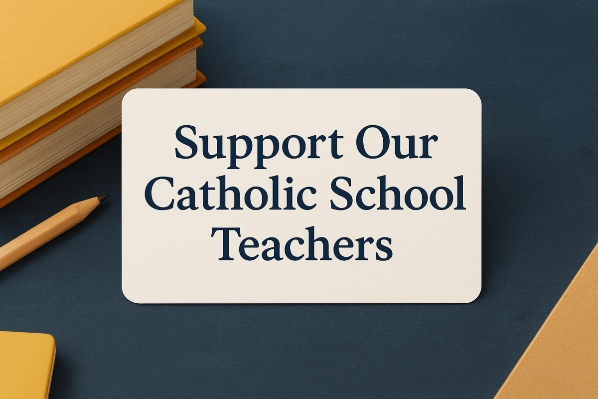 Support Our Catholic School Teachers Gift Card - Pages & Parcels