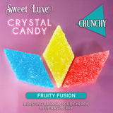 Sweet Luxe™ NEW Extra Crunchy Crystal Candy - Fruity Fusion Flavor Mix - Pages & Parcels