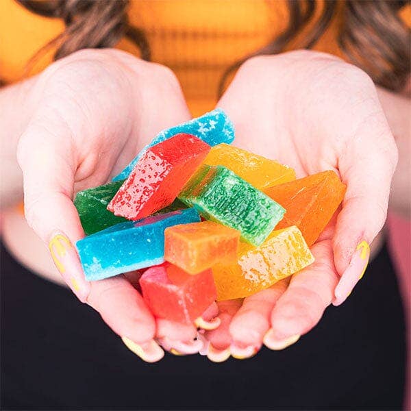 Sweet Luxe™ NEW Extra Crunchy Crystal Candy - Fruity Fusion Flavor Mix - Pages & Parcels