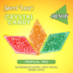 Sweet Luxe™ NEW Extra Crunchy Crystal Candy - Tropical Trio Flavor Mix - Pages & Parcels