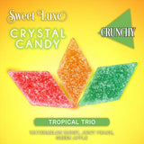 Sweet Luxe™ NEW Extra Crunchy Crystal Candy - Tropical Trio Flavor Mix - Pages & Parcels