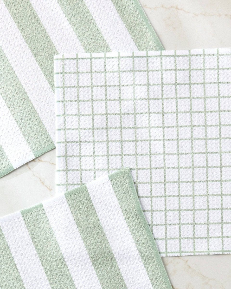 Sweet Mint Dishcloth Set - Pages & Parcels