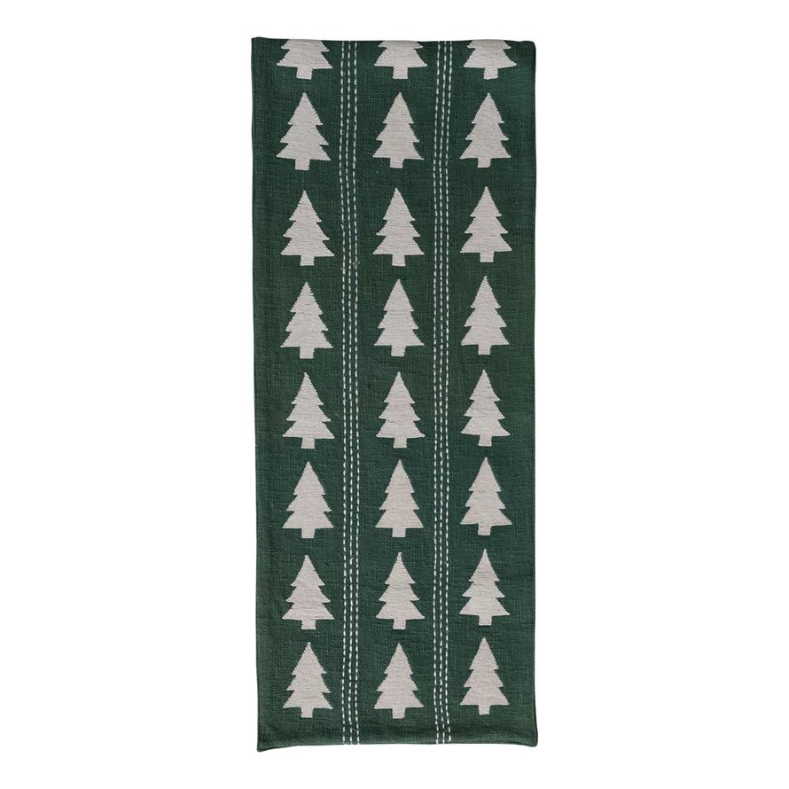 Table Runner with Tree Pattern - Pages & Parcels