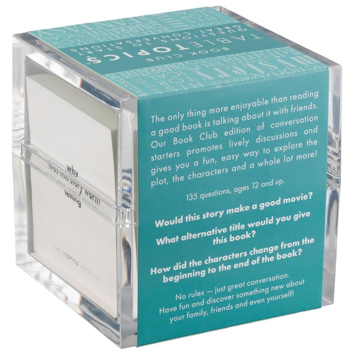 TABLETOPICS BOOK CLUB - Conversation Starter Questions - Pages & Parcels