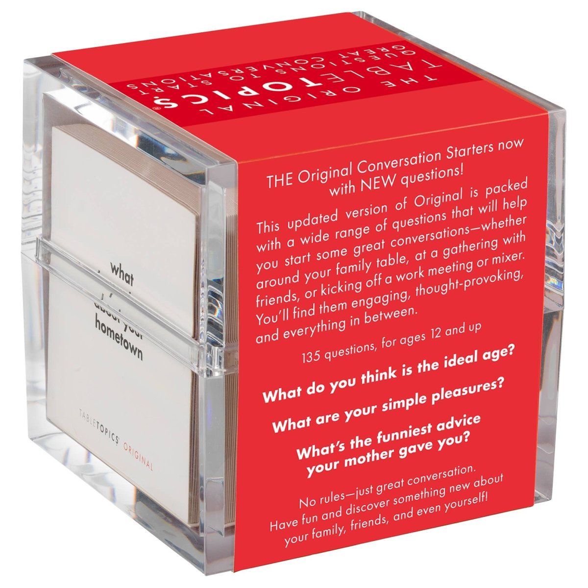 TABLETOPICS BOOK CLUB - Conversation Starter Questions - Pages & Parcels