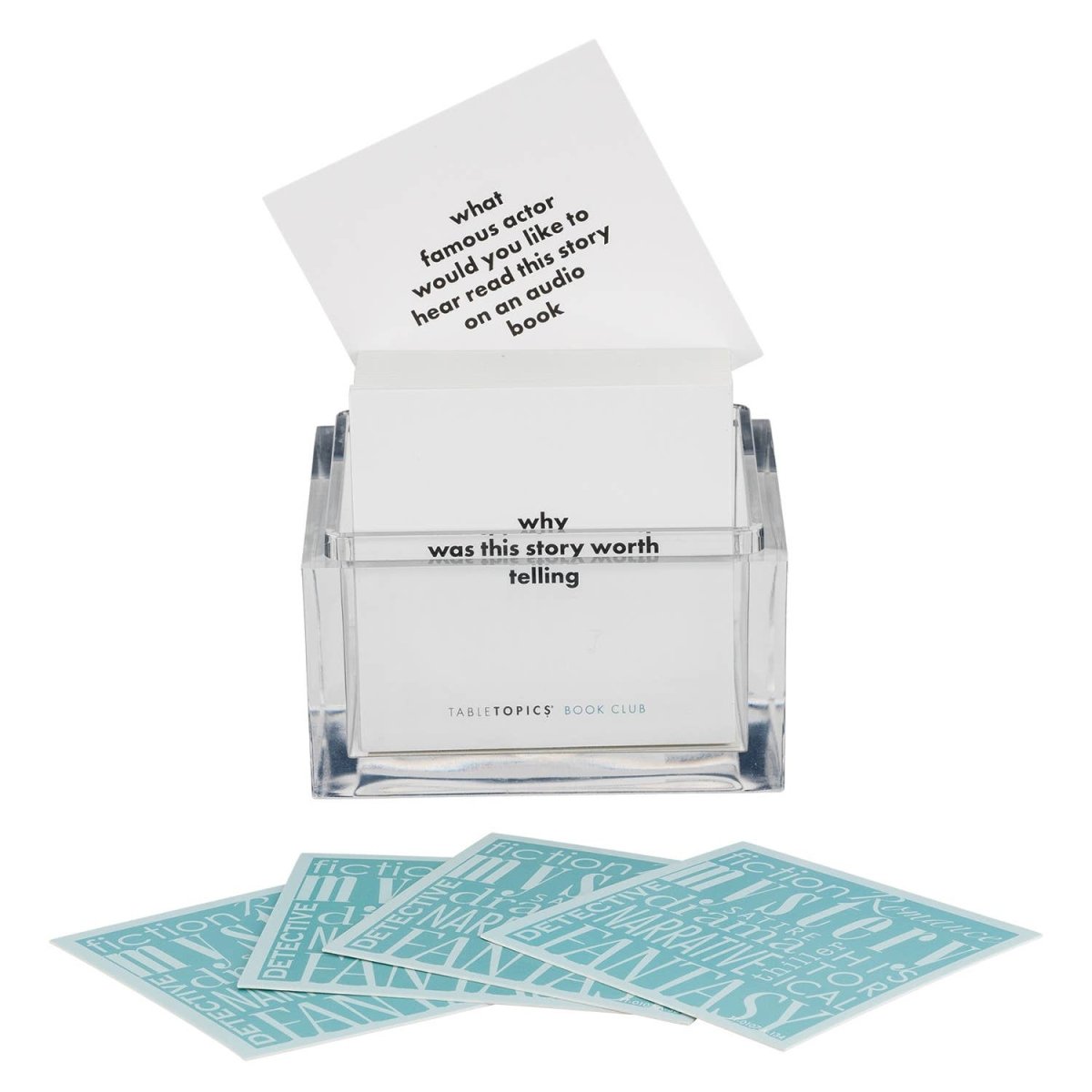 TABLETOPICS BOOK CLUB - Conversation Starter Questions - Pages & Parcels