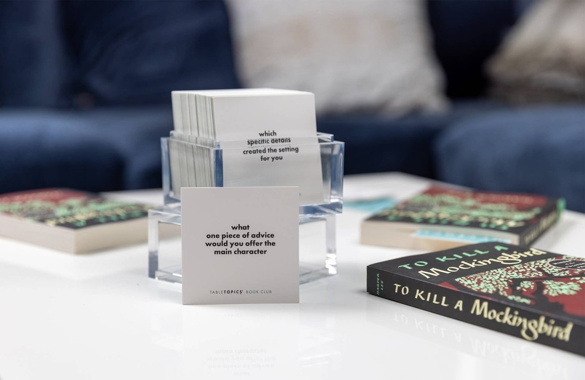TABLETOPICS BOOK CLUB - Conversation Starter Questions - Pages & Parcels