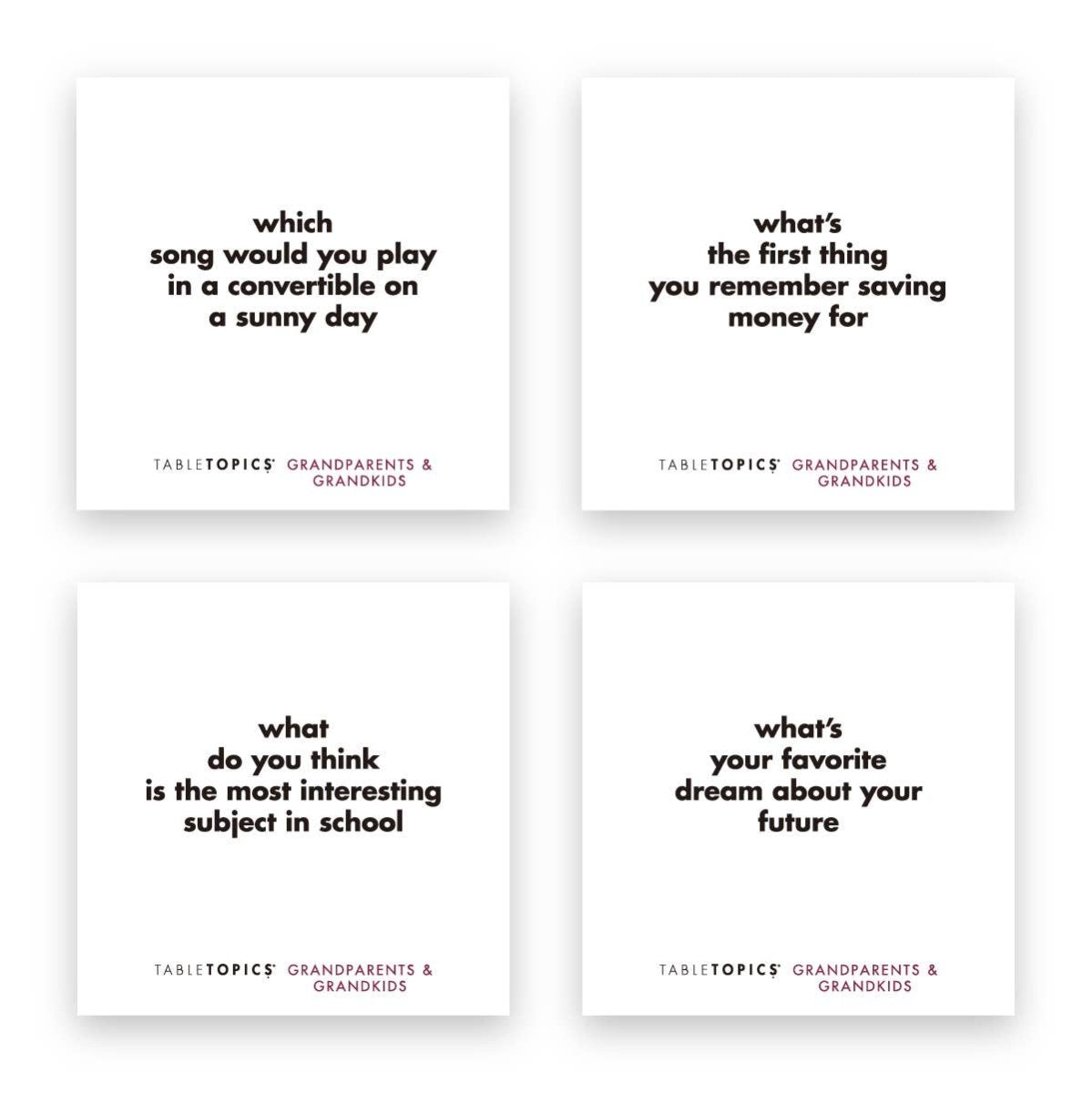 TABLETOPICS BOOK CLUB - Conversation Starter Questions - Pages & Parcels