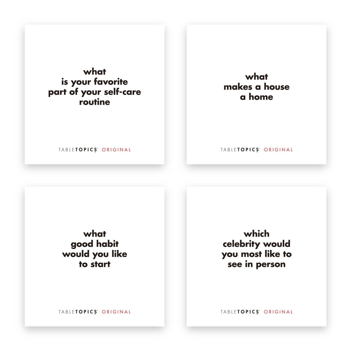 TABLETOPICS BOOK CLUB - Conversation Starter Questions - Pages & Parcels