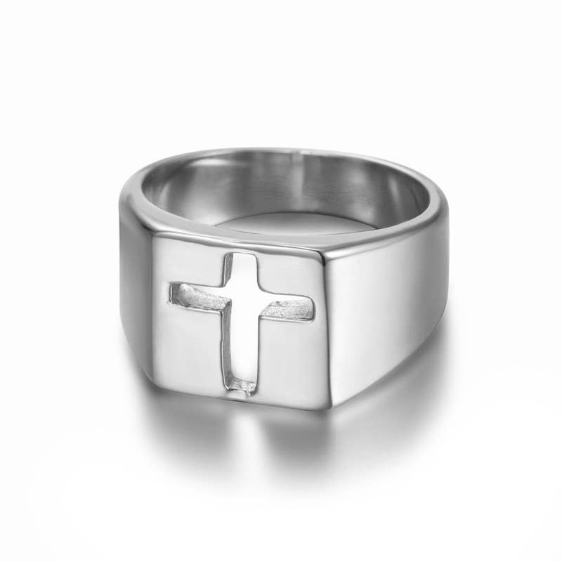 Tarnish-Free Cross Ring - Pages & Parcels