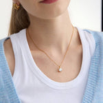 Tarnish-Free Emerald-Cut Crystal Necklace - Pages & Parcels