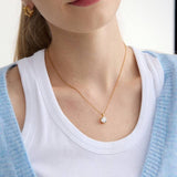 Tarnish-Free Emerald-Cut Crystal Necklace - Pages & Parcels