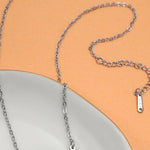 Tarnish-free stainless steel necklace with Mama pendant