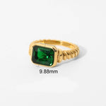 Tarnish-Free Rhinestone Ring - Pages & Parcels