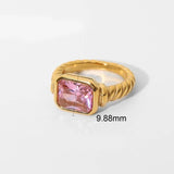 Tarnish-Free Rhinestone Ring - Pages & Parcels