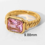 Tarnish-Free Rhinestone Ring - Pages & Parcels