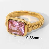 Tarnish-Free Rhinestone Ring - Pages & Parcels