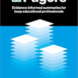Teaching One-Pagers: Evidence-informed summaries for busy educational professionals cover image