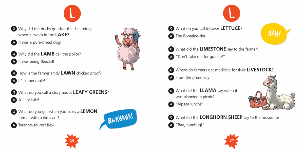 The A to Z Farm Joke Book - Pages & Parcels
