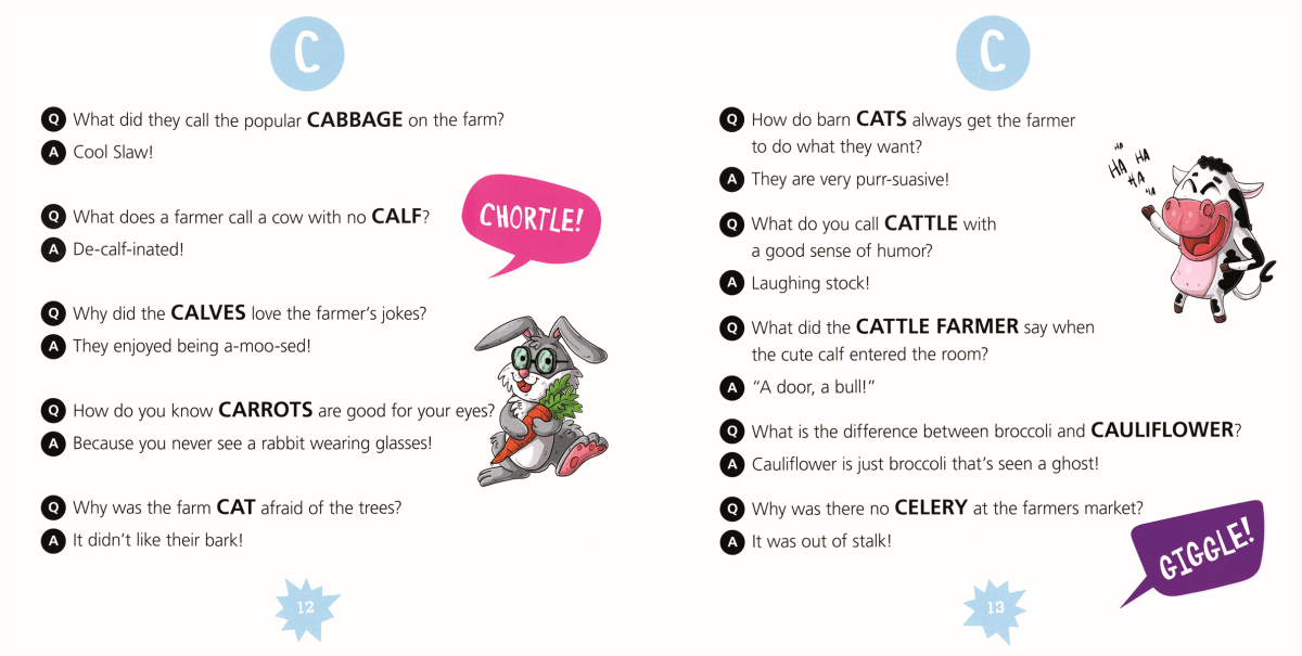 The A to Z Farm Joke Book - Pages & Parcels