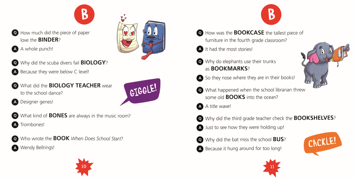 The A to Z School Joke Book - Pages & Parcels