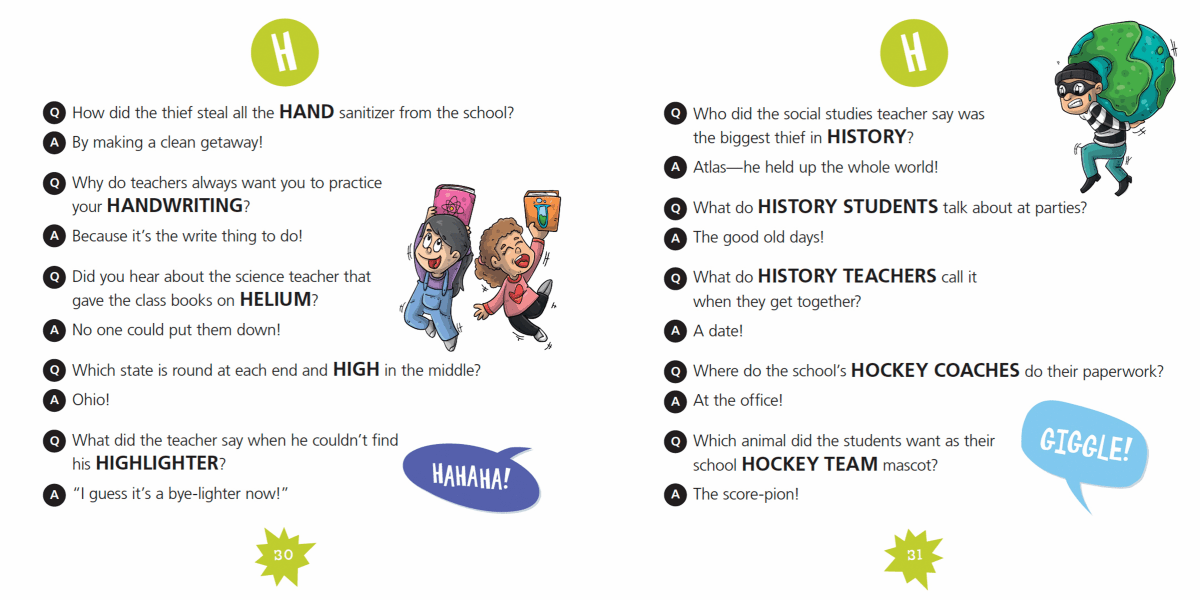 The A to Z School Joke Book - Pages & Parcels
