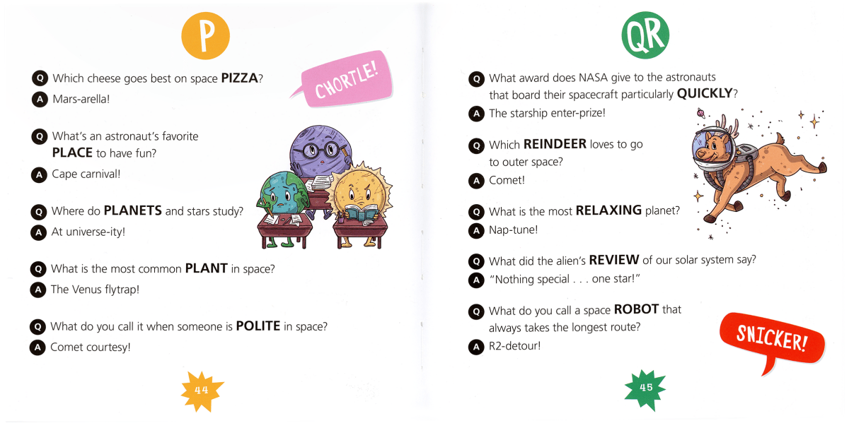 The A to Z Space Joke Book - Pages & Parcels