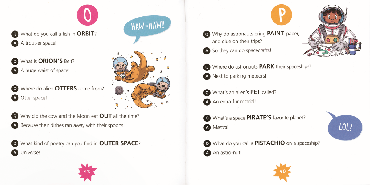 The A to Z Space Joke Book - Pages & Parcels