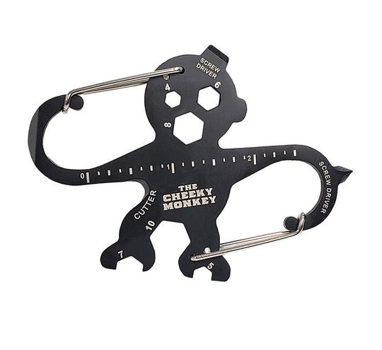 The Cheeky Monkey "S" Carabiner | Lucky Jack - Pages & Parcels