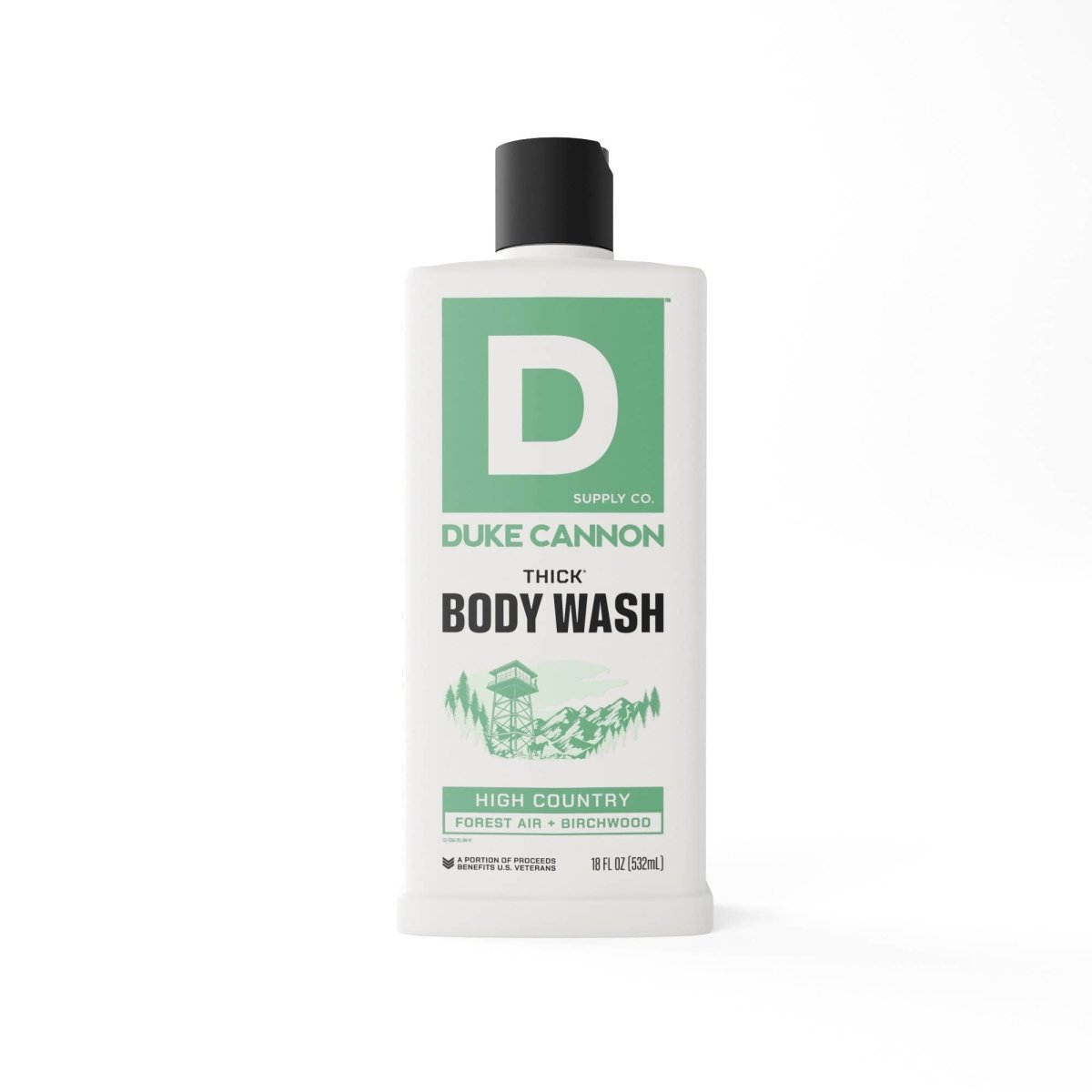 THICK Body Wash High Country 18oz | Duke Cannon - Pages & Parcels