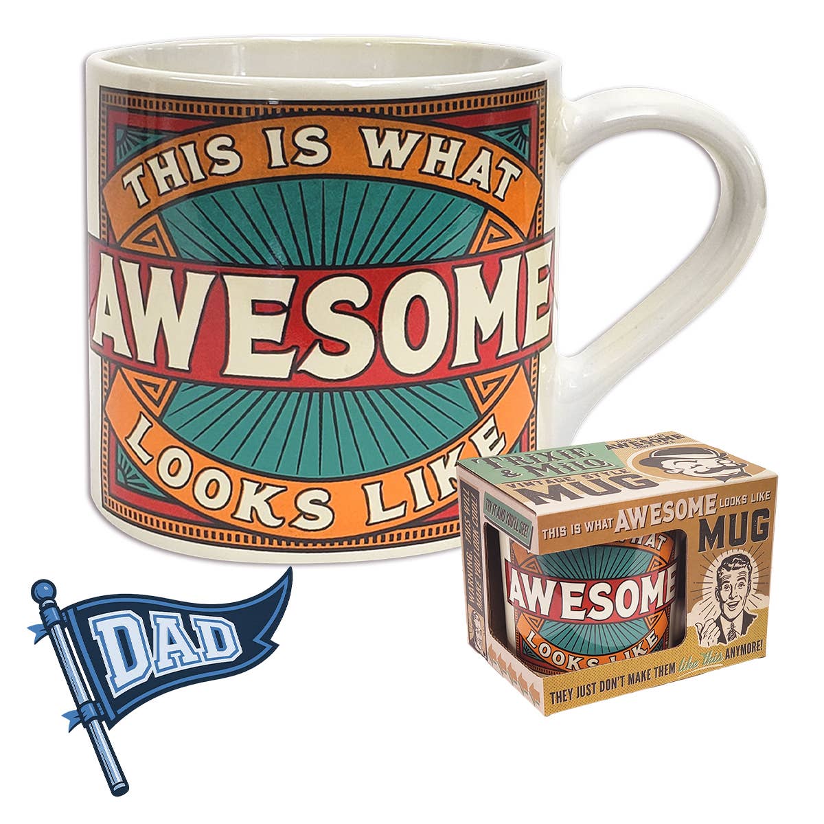 This Is What Awesome Looks Like Mug – Porcelain - Pages & Parcels