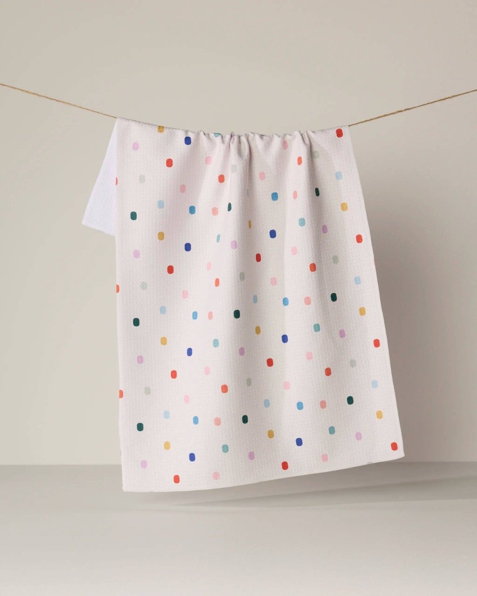 Tile Shuffle Tea Towel - Pages & Parcels
