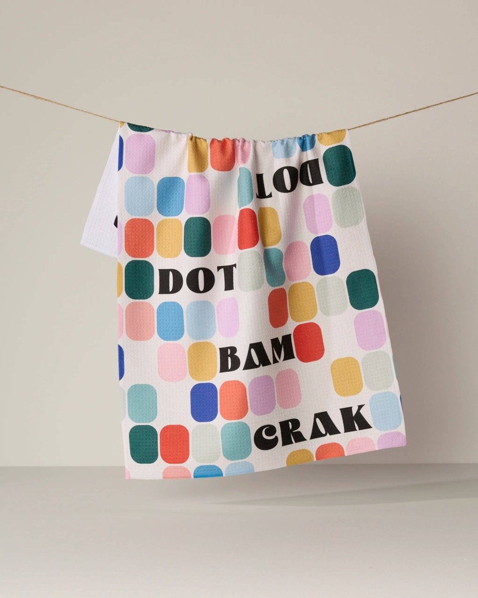 Tile Talk Tea Towel - Pages & Parcels