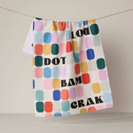 Tile Talk Tea Towel - Pages & Parcels