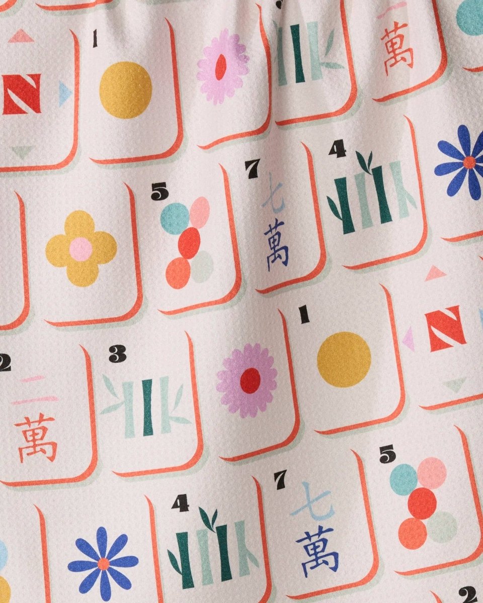Tile Toss Tea Towel - Pages & Parcels