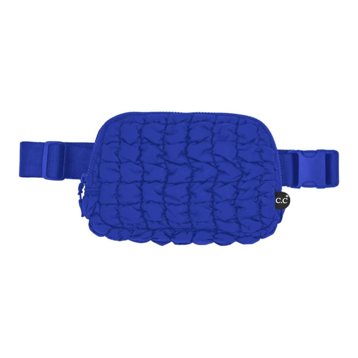 Tina Puffer Quilted Fanny Pack: Lavender - Pages & Parcels