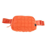 Tina Puffer Quilted Fanny Pack: Lavender - Pages & Parcels