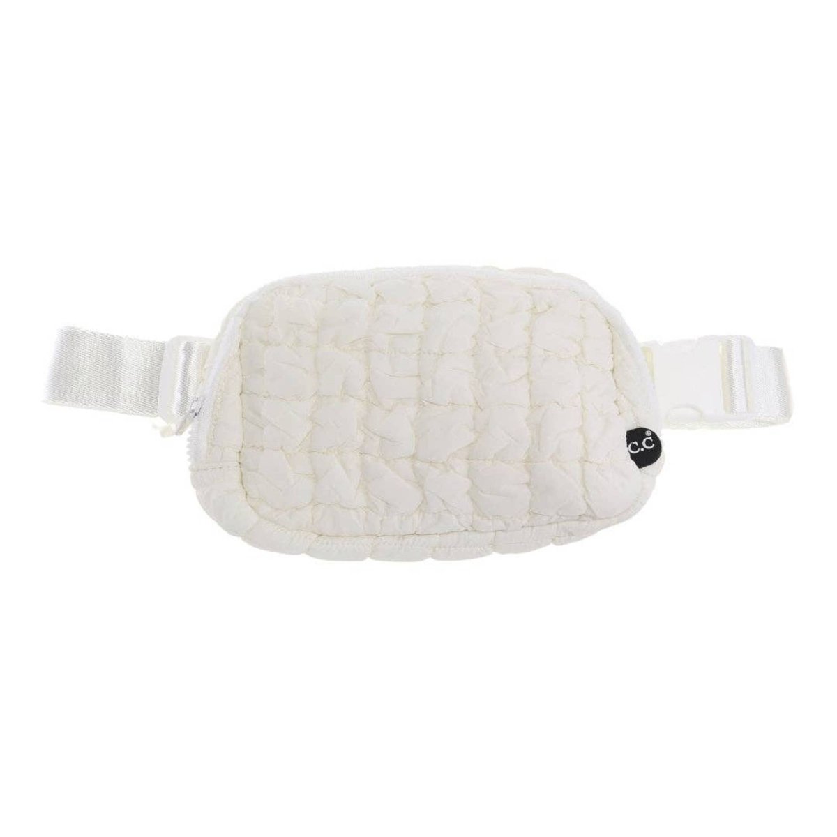 Tina Puffer Quilted Fanny Pack: Lavender - Pages & Parcels