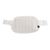 Tina Puffer Quilted Fanny Pack: Lavender - Pages & Parcels