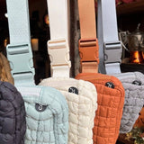 Tina Puffer Quilted Fanny Pack: Lavender - Pages & Parcels