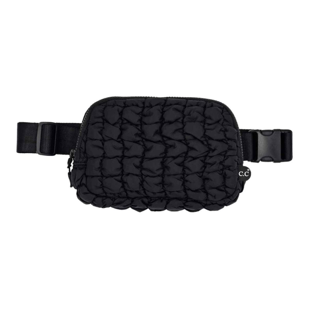 Tina Puffer Quilted Fanny Pack: Lavender - Pages & Parcels