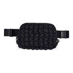 Tina Puffer Quilted Fanny Pack: Lavender - Pages & Parcels