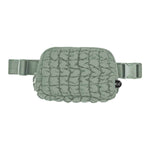 Tina Puffer Quilted Fanny Pack: Lavender - Pages & Parcels