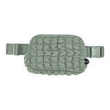 Tina Puffer Quilted Fanny Pack: Lavender - Pages & Parcels