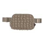 Tina Puffer Quilted Fanny Pack: Lavender - Pages & Parcels