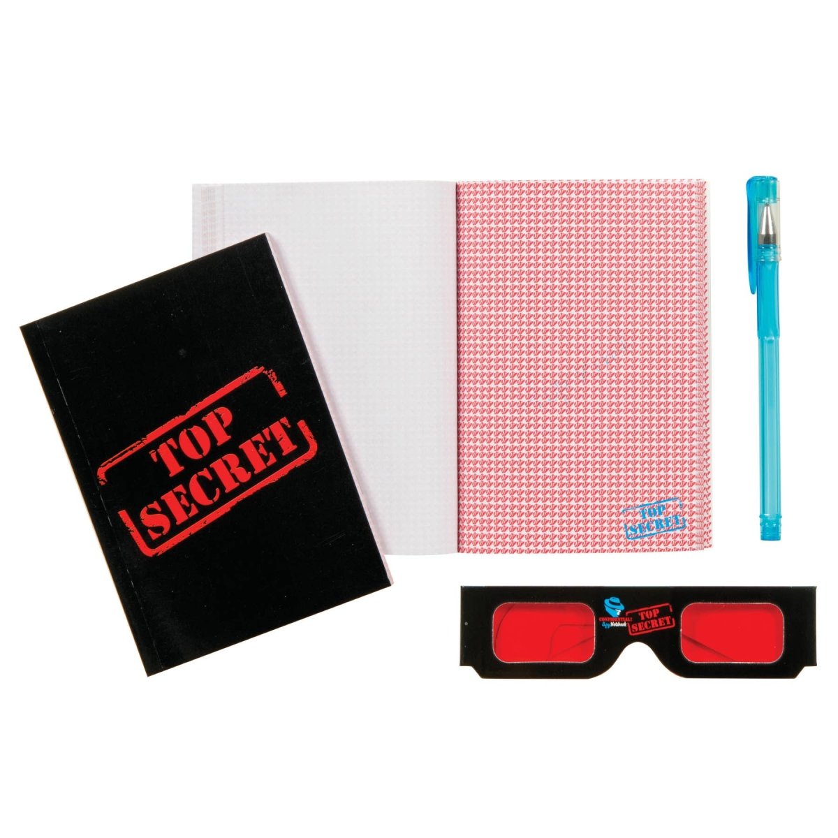 TOP SECRET CONFIDENTIAL SPY NOTEBOOK 12/BOX - Pages & Parcels