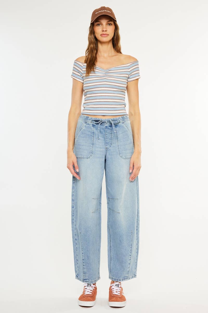 ULTRA HIGH RISE HORSESHOE JEANS - KC2148M - Pages & Parcels