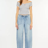 ULTRA HIGH RISE HORSESHOE JEANS - KC2148M - Pages & Parcels