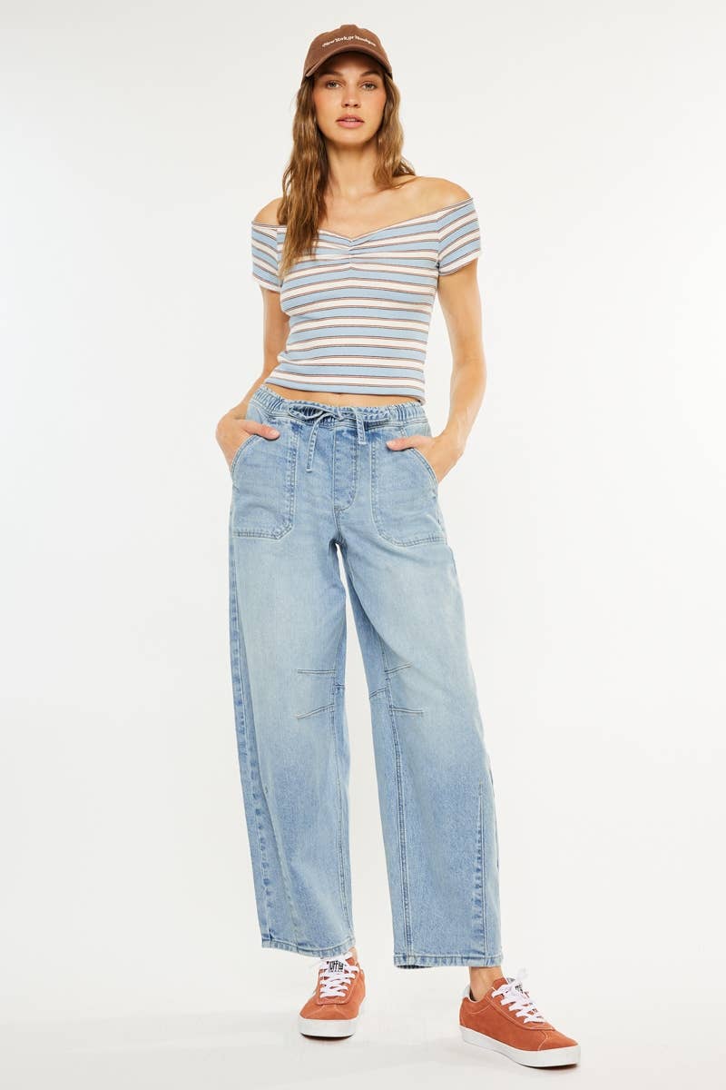 ULTRA HIGH RISE HORSESHOE JEANS - KC2148M - Pages & Parcels